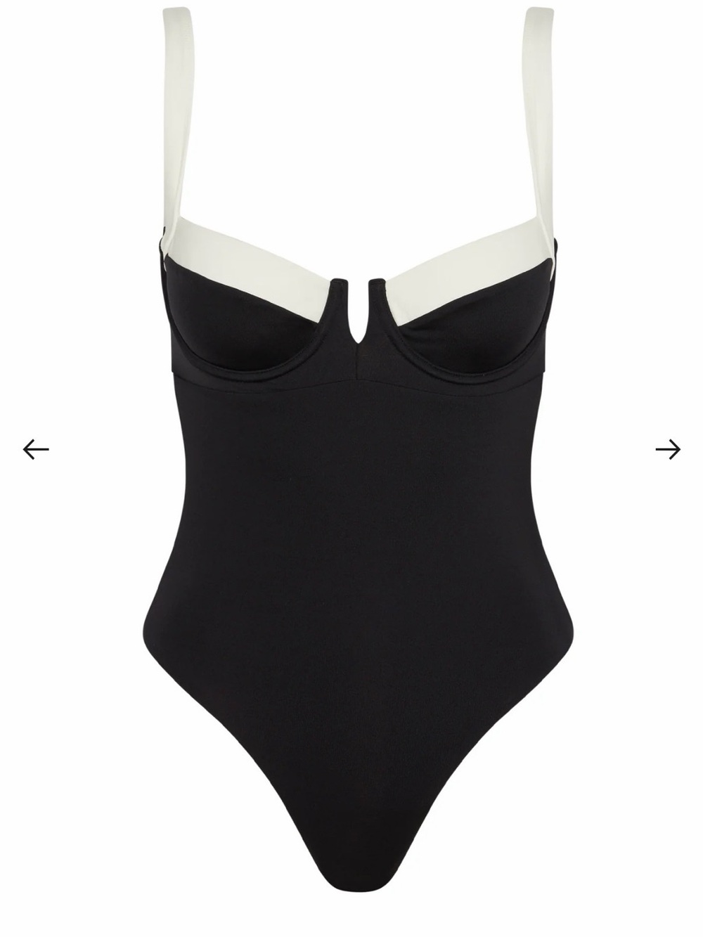 Monday swimwear - CLOVELLY ONE PIECE - BLACK/IVORY - Picture 4 of 10